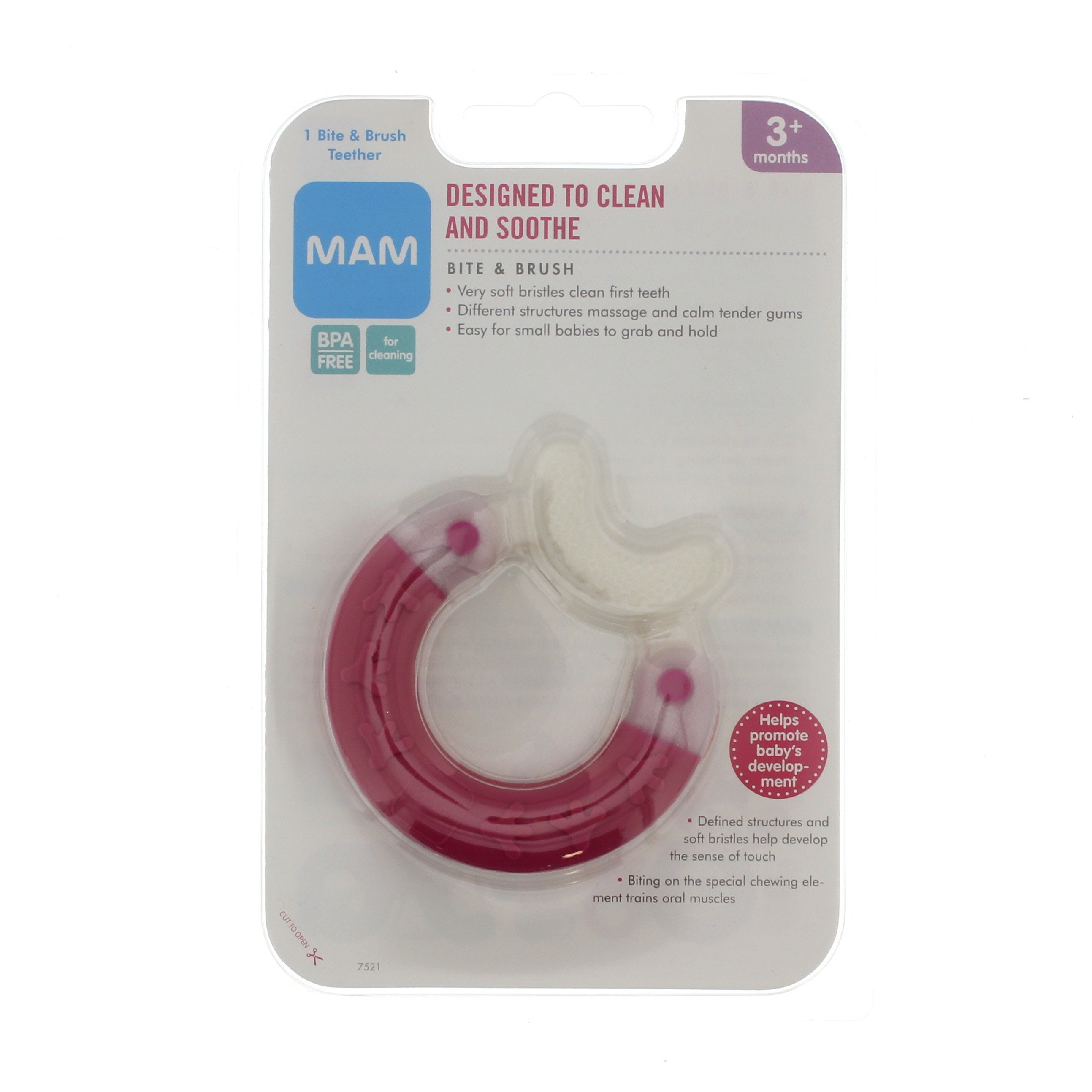 mam bite and brush teether