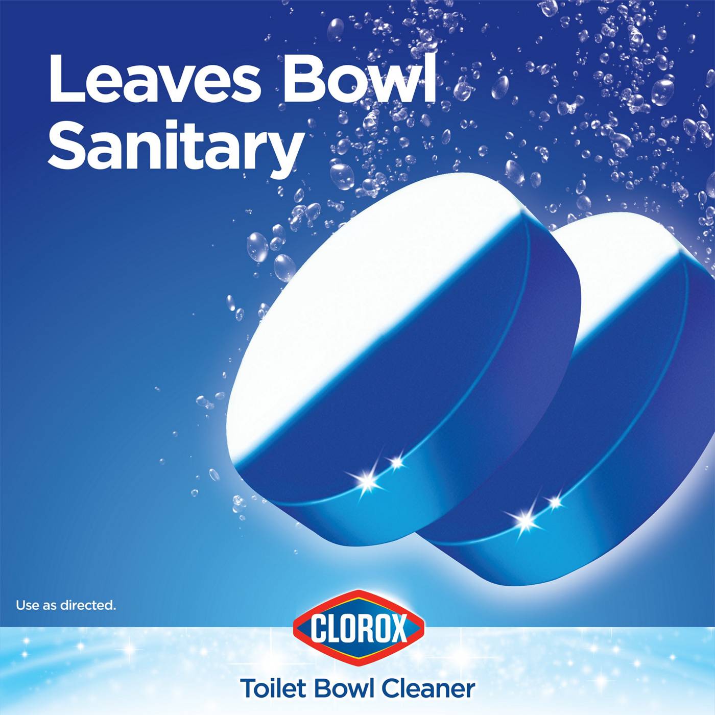 Clorox Bleach & Blue Ultra Clean Toilet Tablets Rain Clean Scent; image 9 of 9