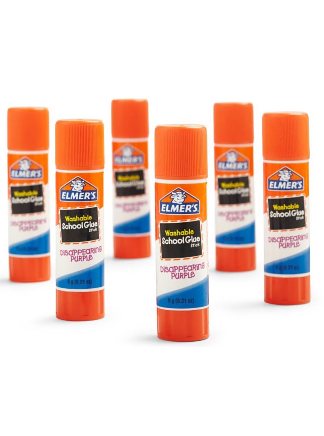 Elmer's Washable Disappering Purple School Glue Sticks; image 3 of 3