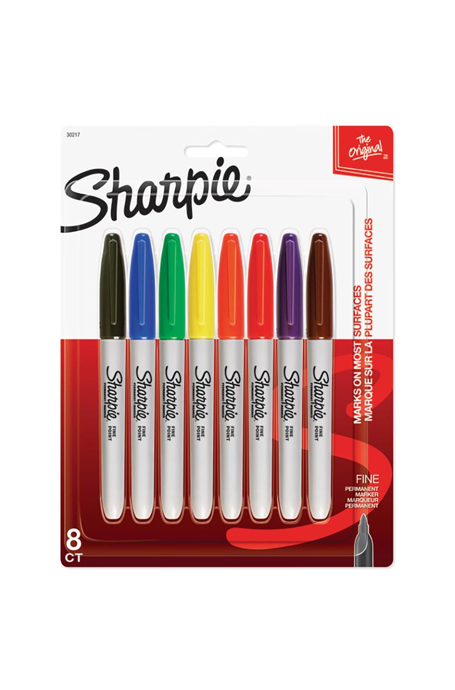 Sharpie Fine Tip Permanent Markers - Assorted Ink; image 1 of 2