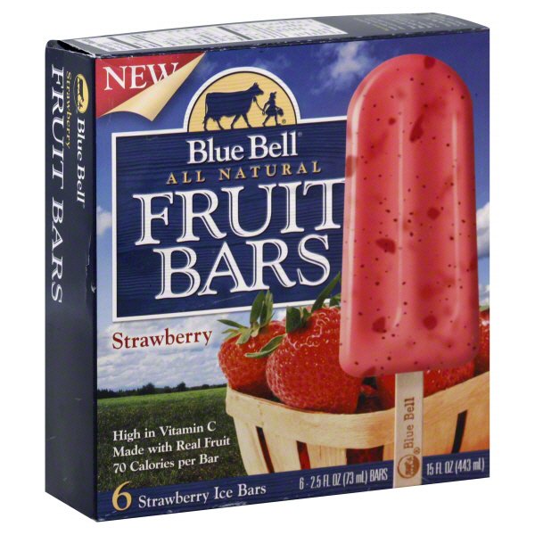 blue bell fruit bars