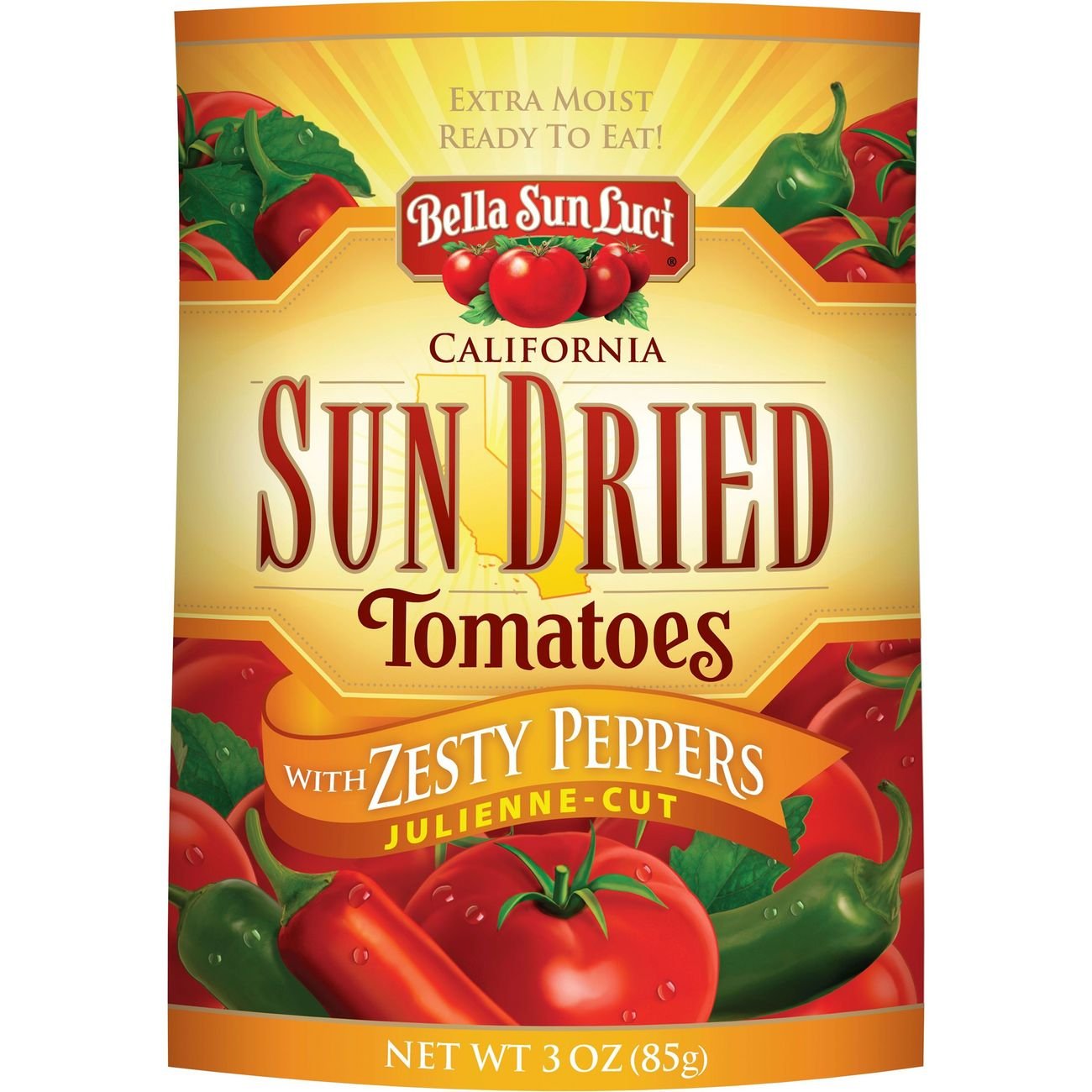 Bella Sun Luci Sun Dried Tomatoes with Zesty Peppers Shop Canned