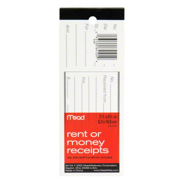 Mead Rent/Money Receipts Shop School & Office Supplies at HEB