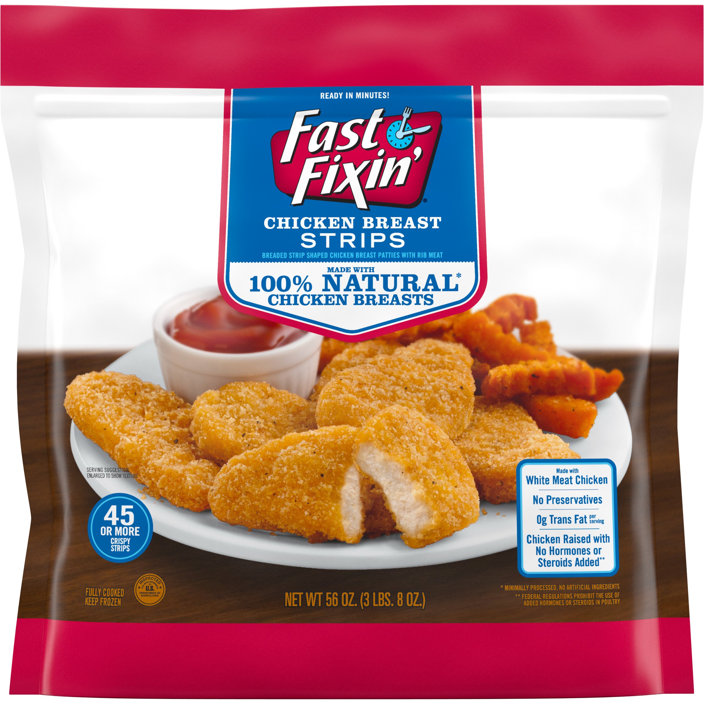 Fast Fixin Chicken Breast Strips Value Size Shop Chicken at HEB