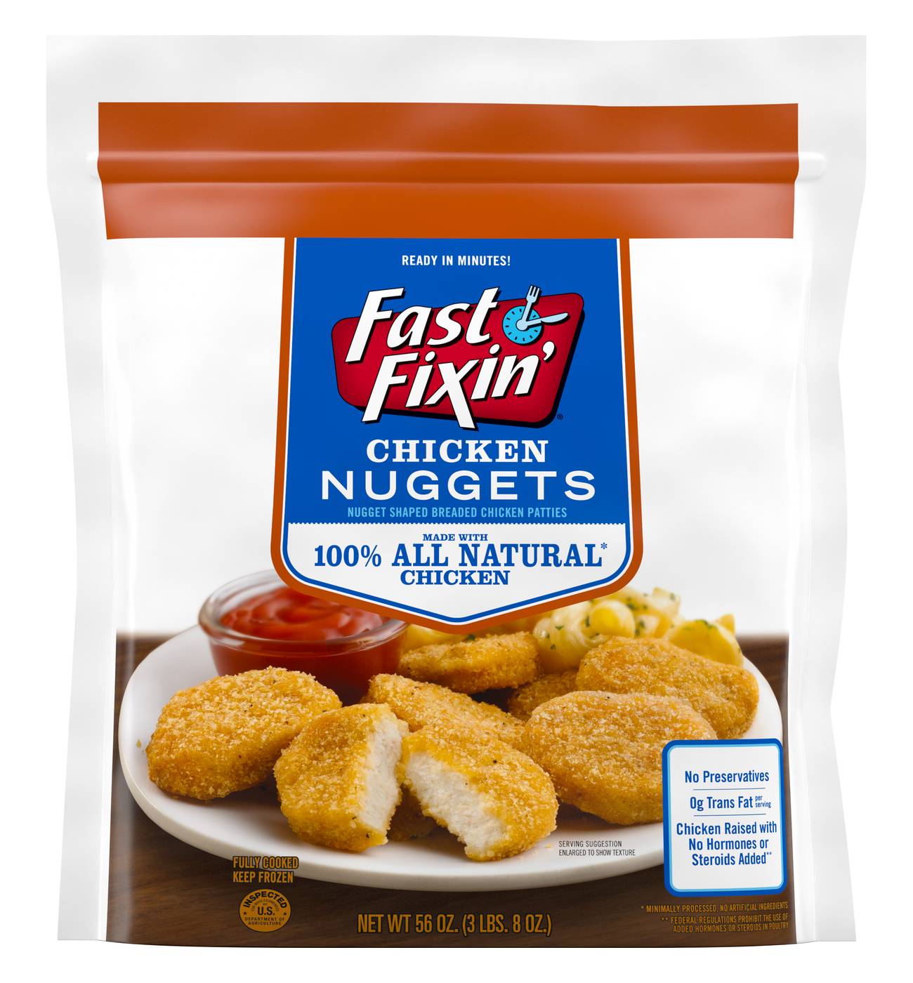 Fast Fixin' Frozen Chicken Breast Nuggets; image 1 of 2