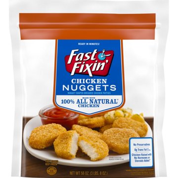 Fast Fixin' Frozen Chicken Breast Nuggets Value Size