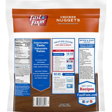 Fast Fixin' Frozen Chicken Breast Nuggets Value Size