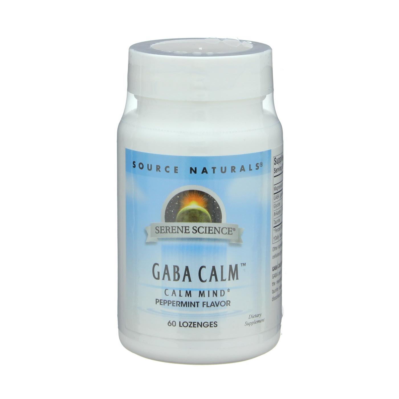 Source Naturals Serene Science GABA Calm Peppermint Lozenge; image 1 of 2