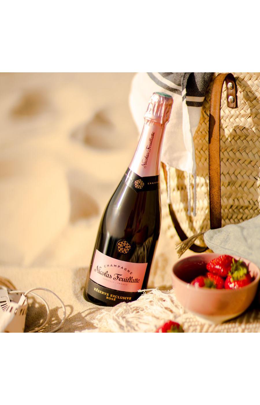 Nicolas Feuillatte Brut Rose Champagne; image 3 of 3