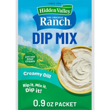 Hidden Valley Creamy Dill Ranch Dips Mix Packet