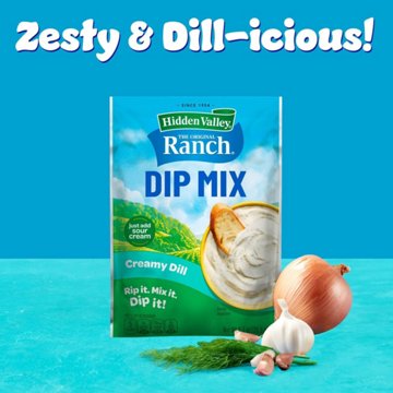 Hidden Valley Creamy Dill Ranch Dips Mix Packet