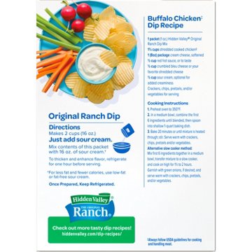Hidden Valley Original Ranch Dips Mix, 4 pk