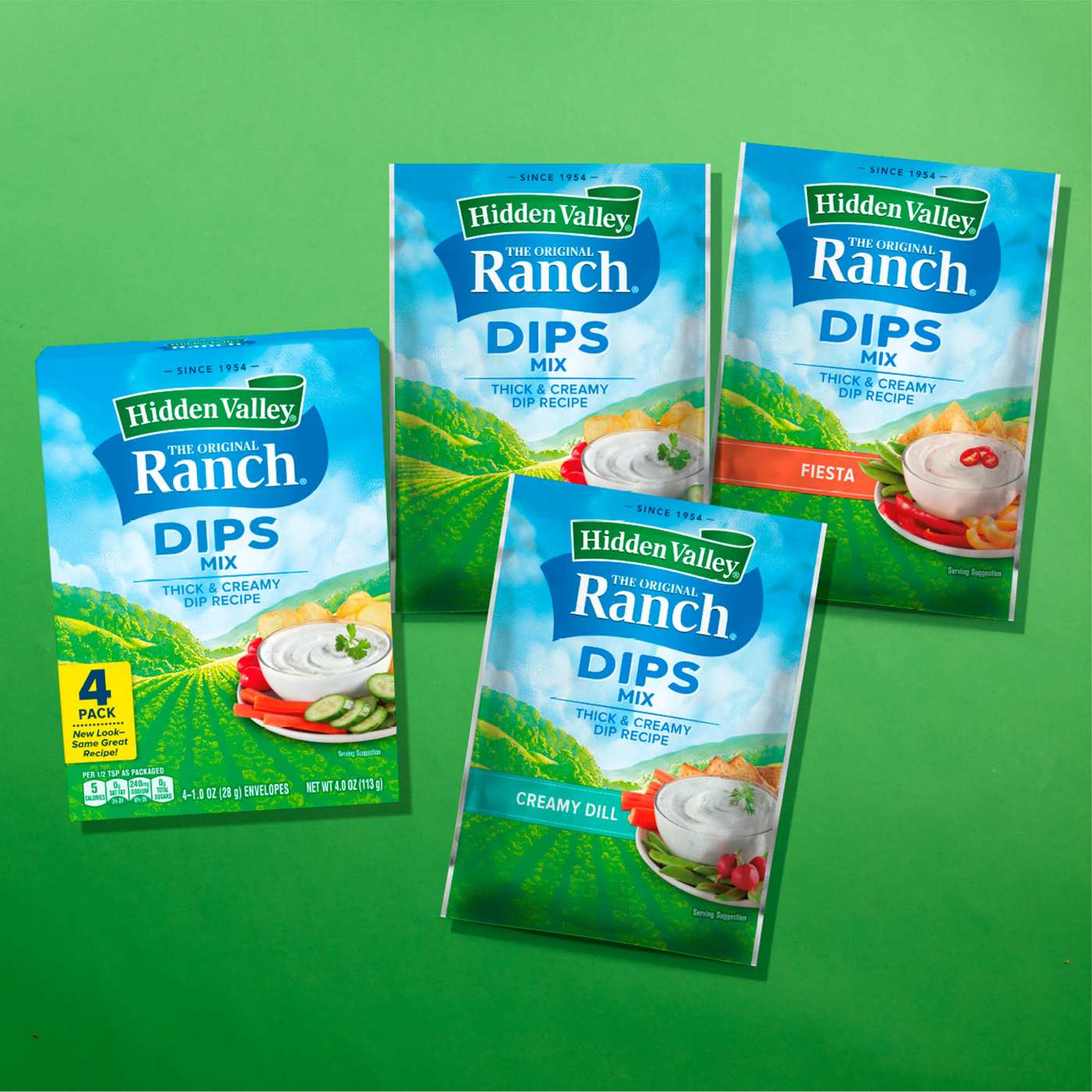 Hidden Valley Original Ranch Dips Mix 4 Pack; image 7 of 8