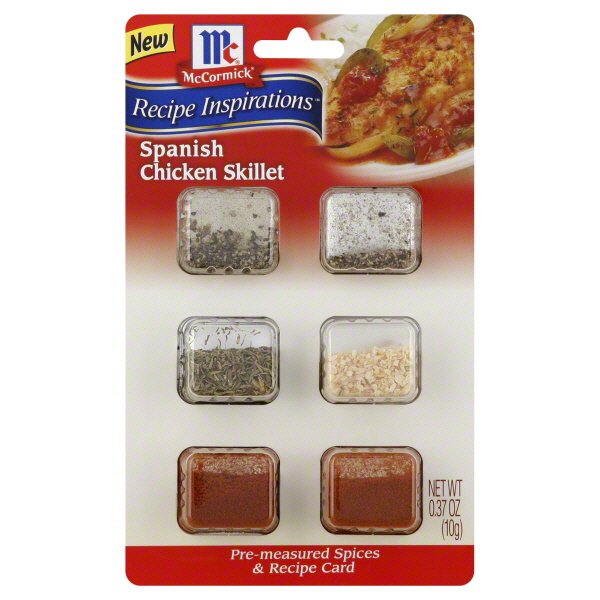 McCormick Recipe Inspirations Spanish Chicken Skillets Premeasured