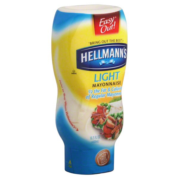 Hellmann's Light Mayonnaise Squeeze Bottle Shop Mayonnaise & Spreads