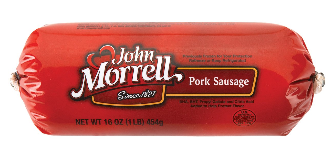 John Morrell Sausage Roll, 3 Pound -- 8 per Case 