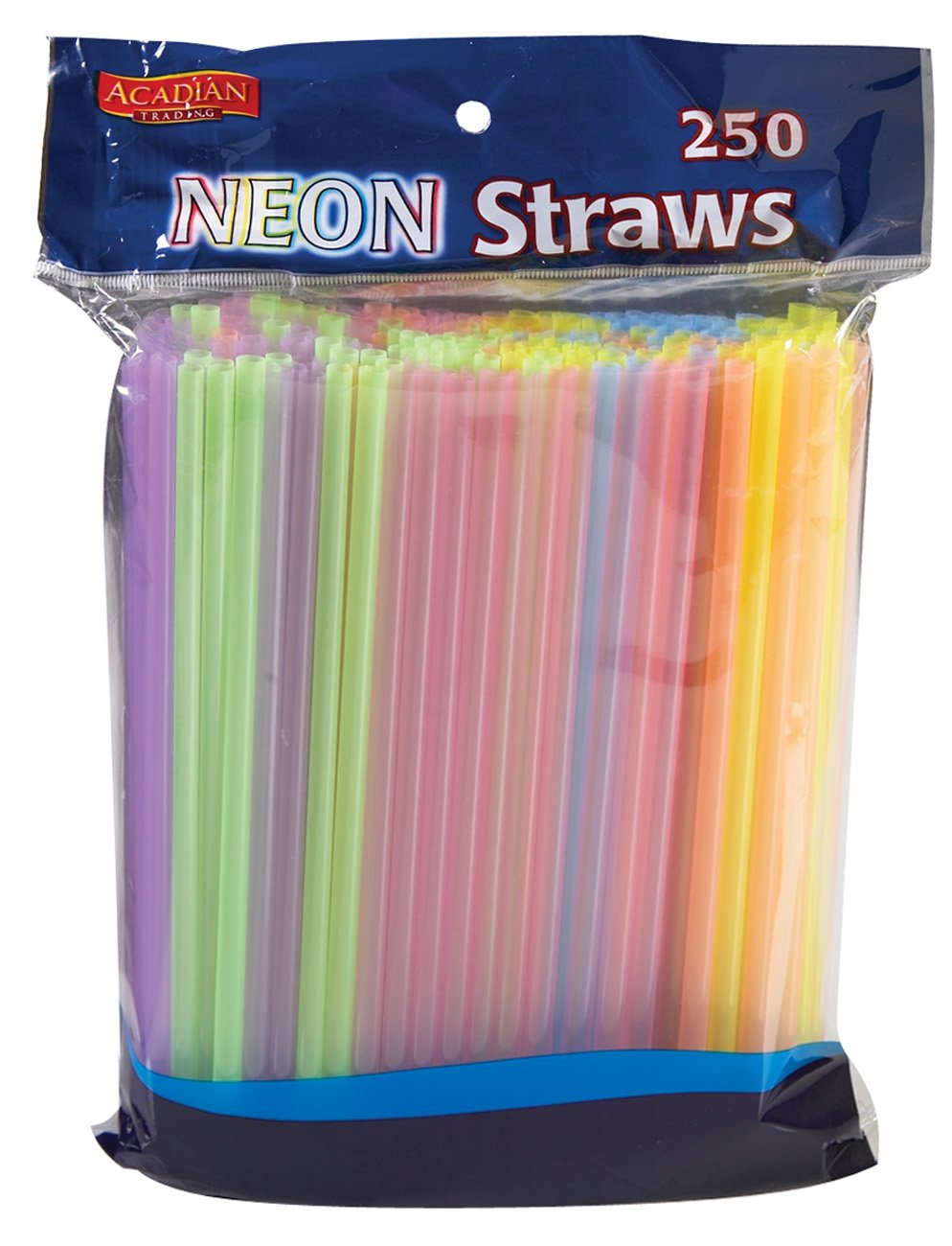 Acadian Trading Neon Straight Straws Shop Straws At H E B