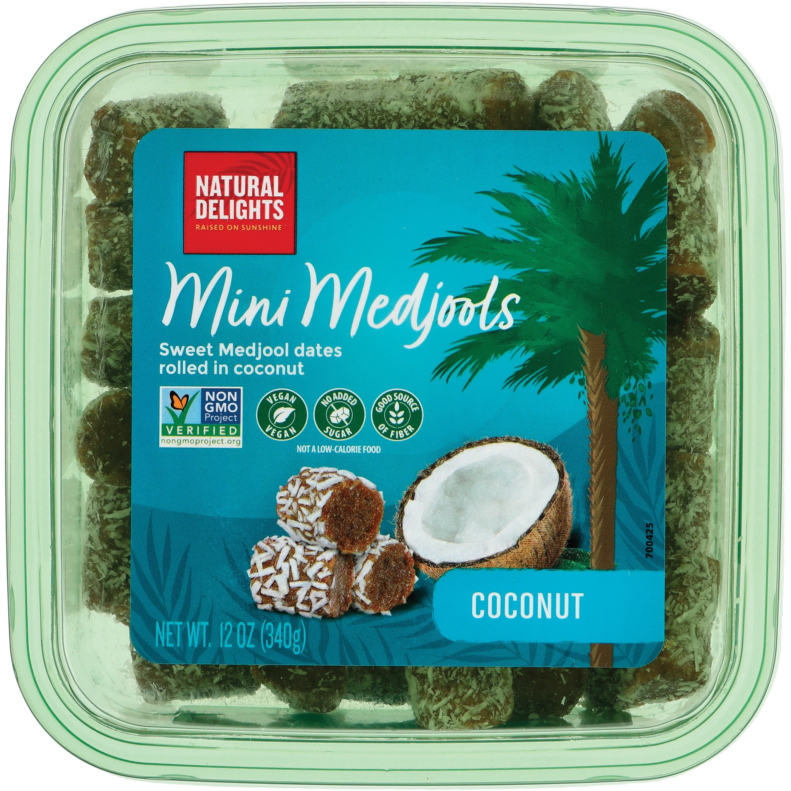 Natural Delights Mini CoconutRolled Medjool Dates Shop Tropical