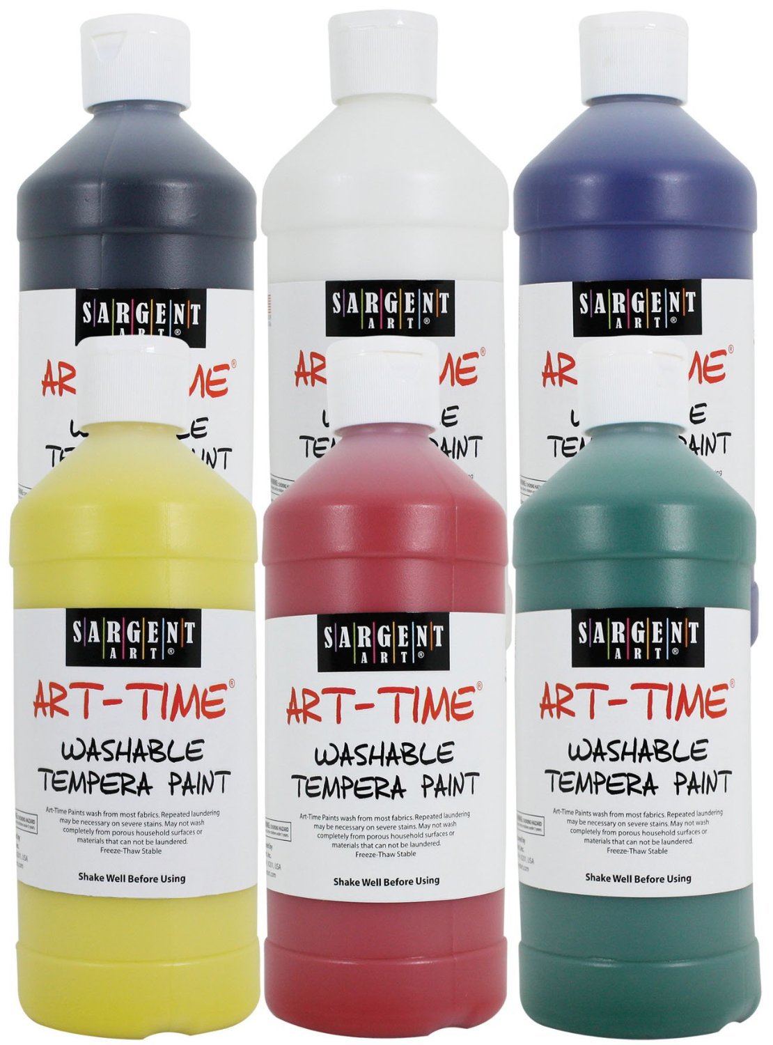 Sargent Art White Art Time Washable Tempera Paint - Shop Paint & Paint  Brushes at H-E-B