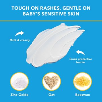 Triple Paste Medicated Diaper Rash Ointment with Zinc Oxide, 2 oz
