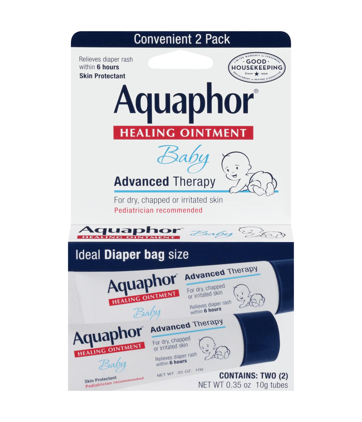 Aquaphor Baby Advanced Therapy Healing Ointment Skin Protectant 2 Tubes; image 1 of 3