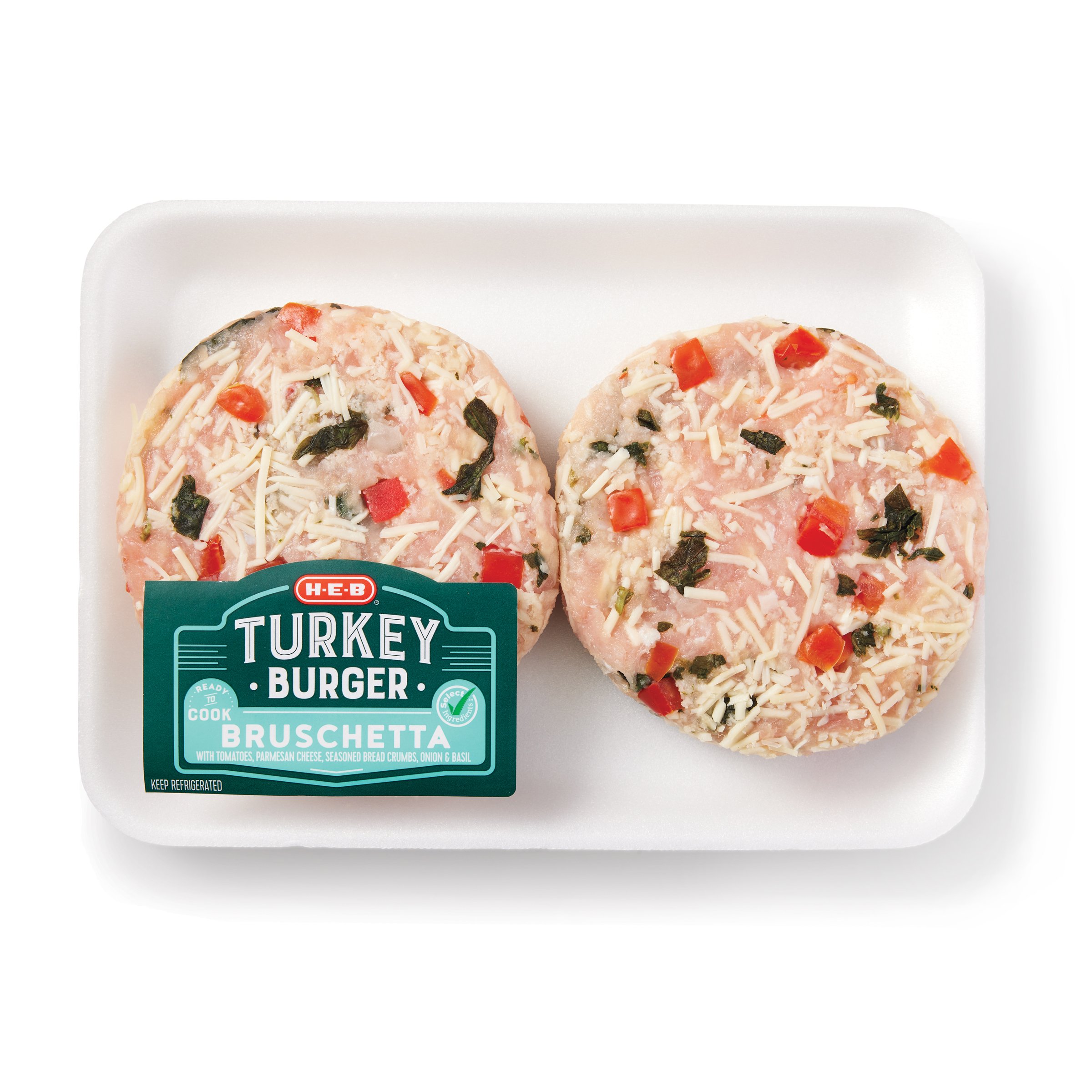 HEB Turkey Burger Patties Bruschetta Shop Turkey at HEB