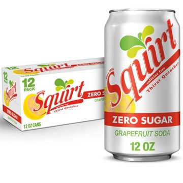 Squirt Diet Citrus Soda 12 oz Cans