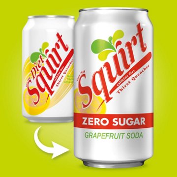 Squirt Diet Citrus Soda 12 oz Cans