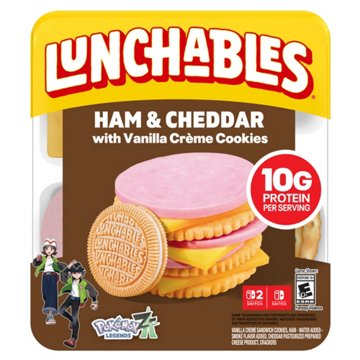 Lunchables Lunch Combinations Ham & Cheddar Cracker Stackers, 3.5 oz