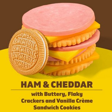 Lunchables Lunch Combinations Ham & Cheddar Cracker Stackers, 3.5 oz