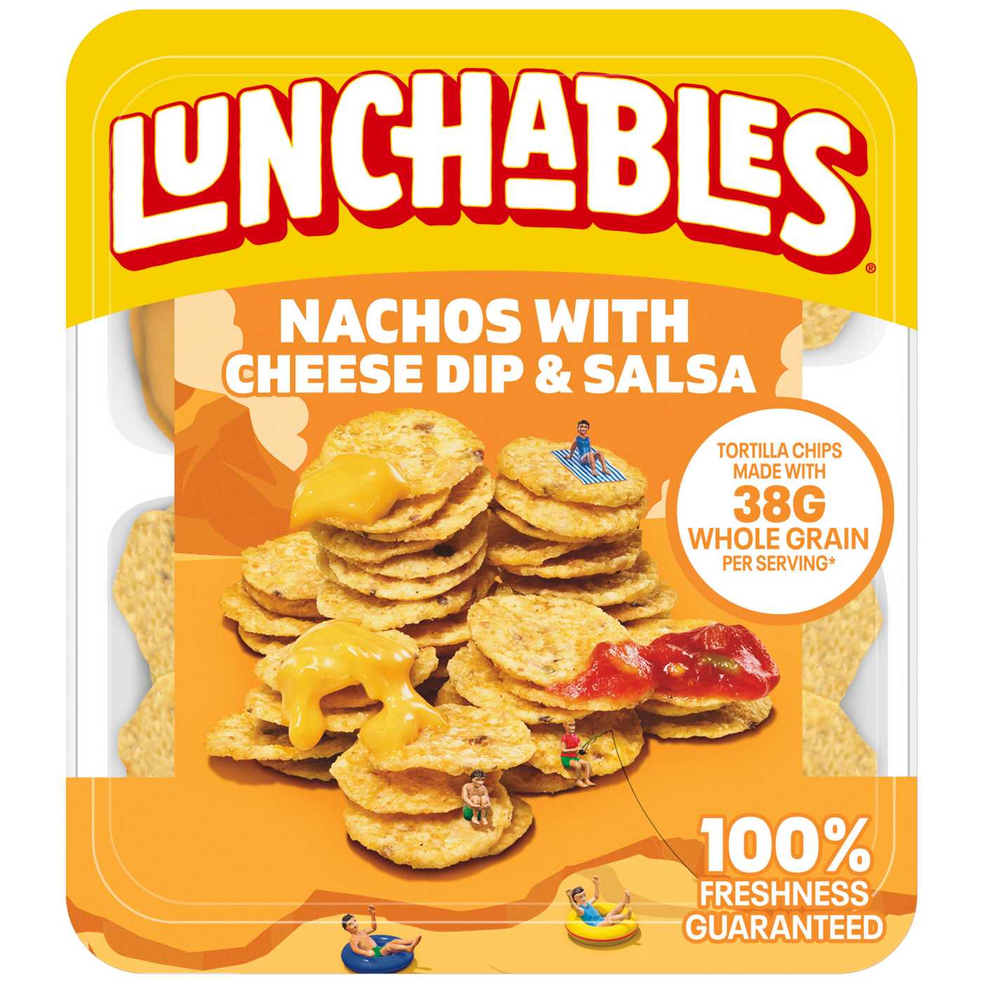 Lunchables Snack Kit Tray - Nachos with Cheese Dip & Salsa; image 1 of 3