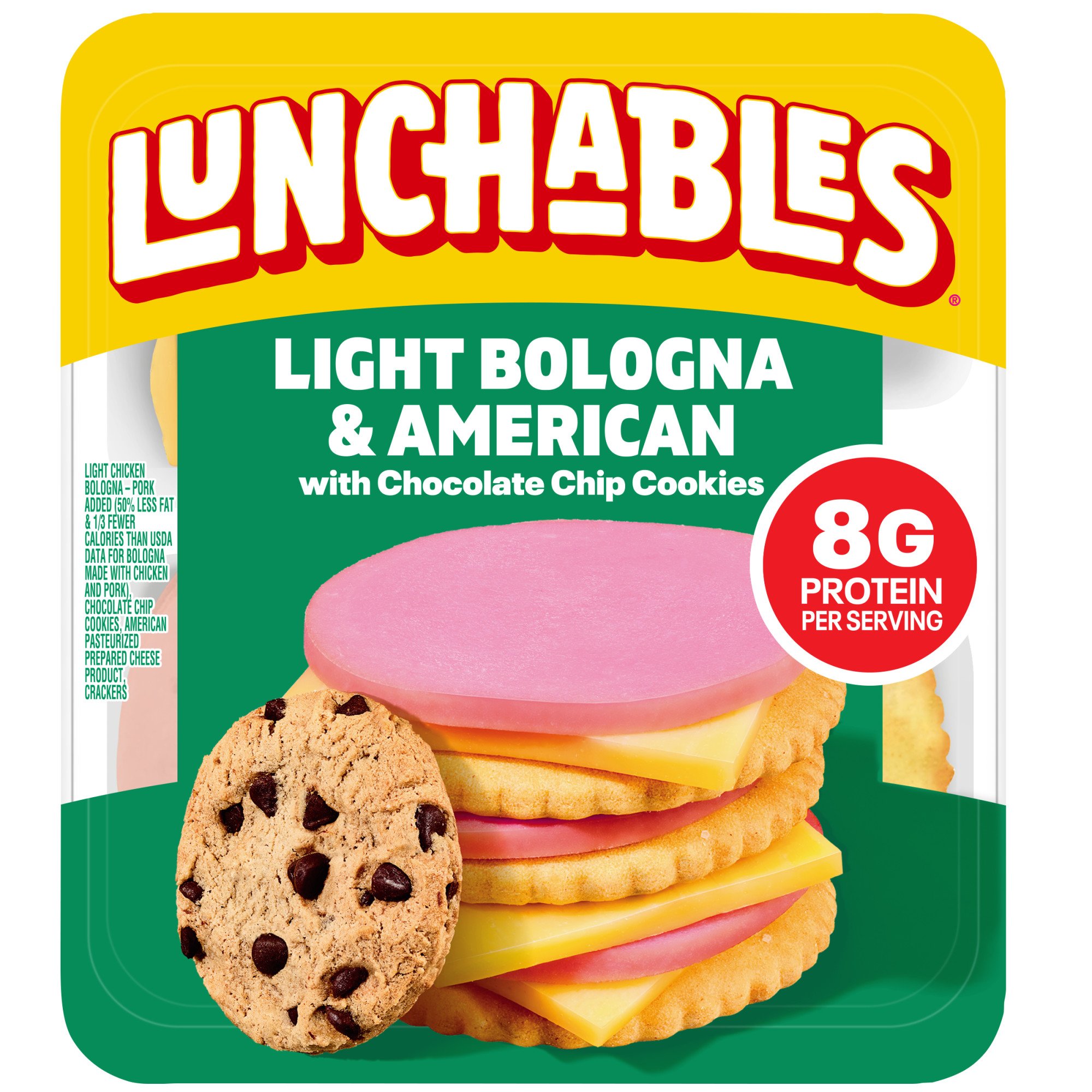 Lunchables Snack Kit Light Bologna & American Cracker Stackers with