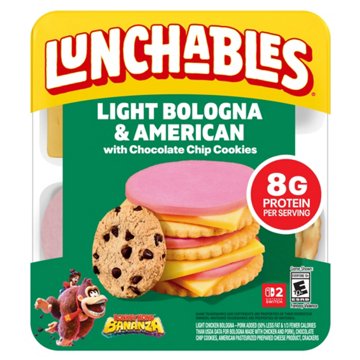 Lunchables Lunch Combinations Light Bologna & American Cracker Stackers