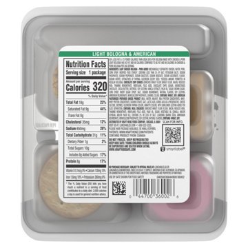Lunchables Lunch Combinations Light Bologna & American Cracker Stackers