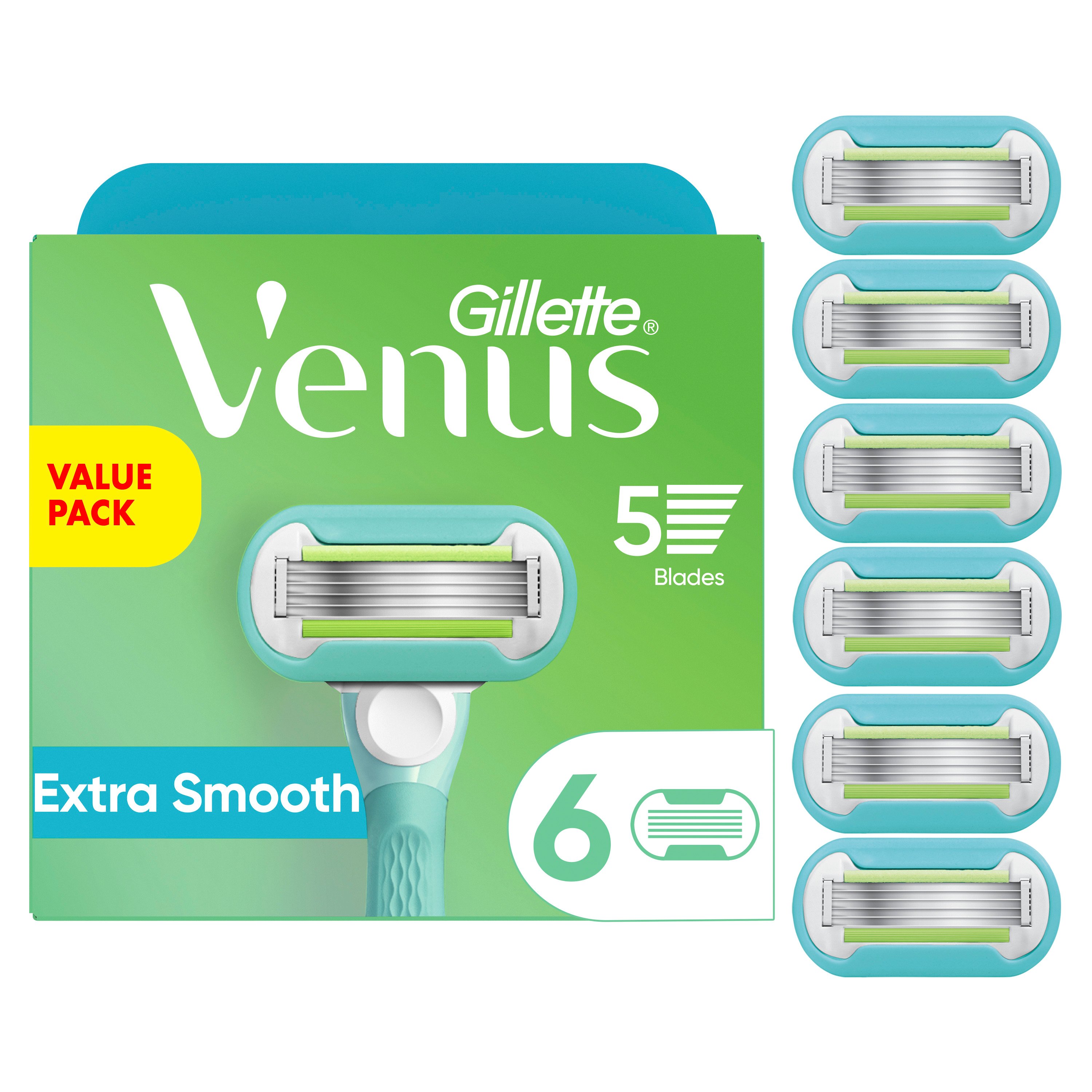 Gillette Venus Extra Smooth Women's Razor Blade Refills Shop Razors
