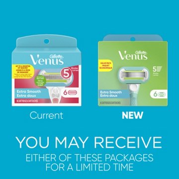 Gillette Venus Extra Smooth Women's Razor Blade Refills