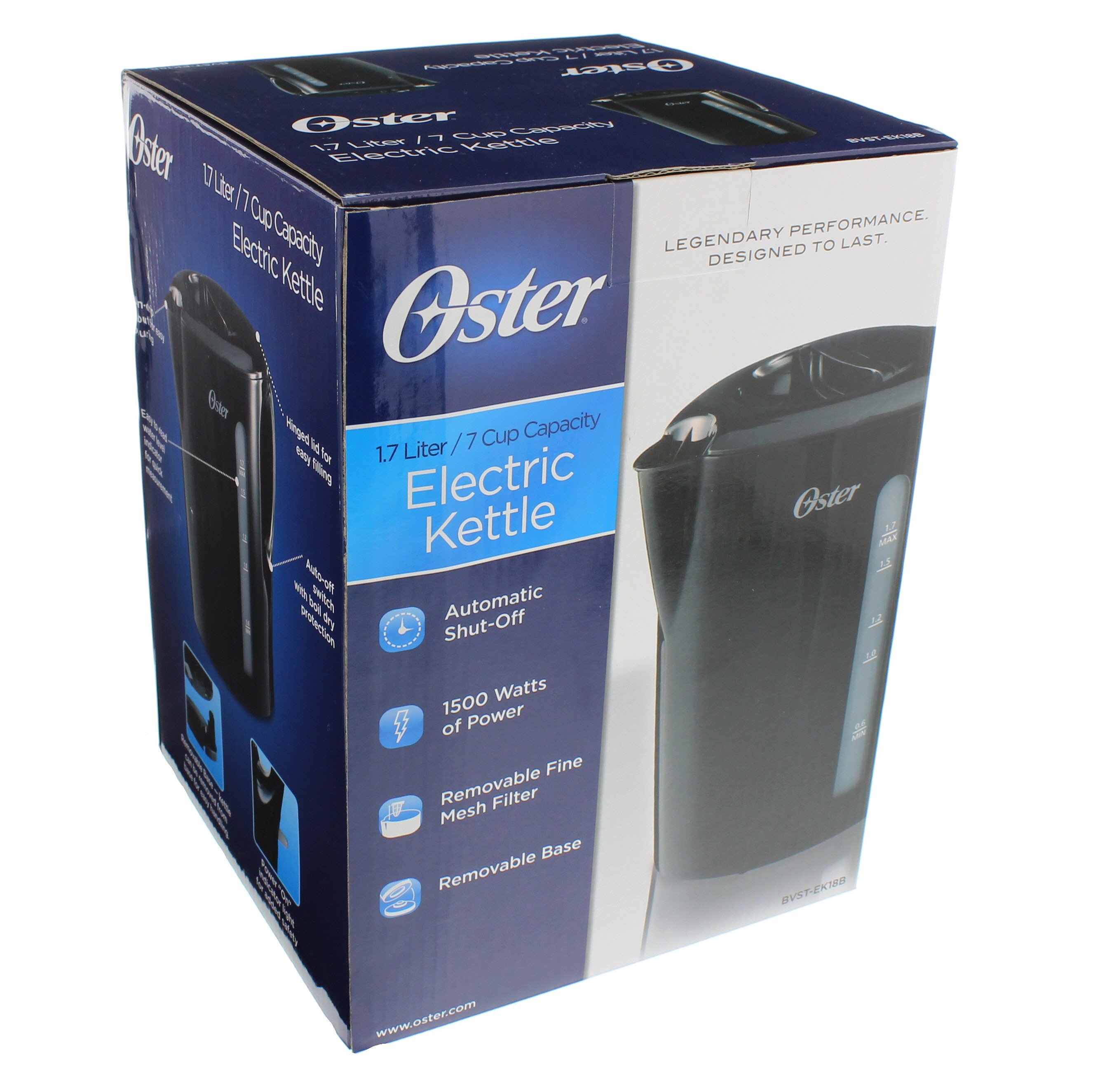 Oster 7 Cup Capacity Electric Kettle, Black Shop Coffee makers at HEB