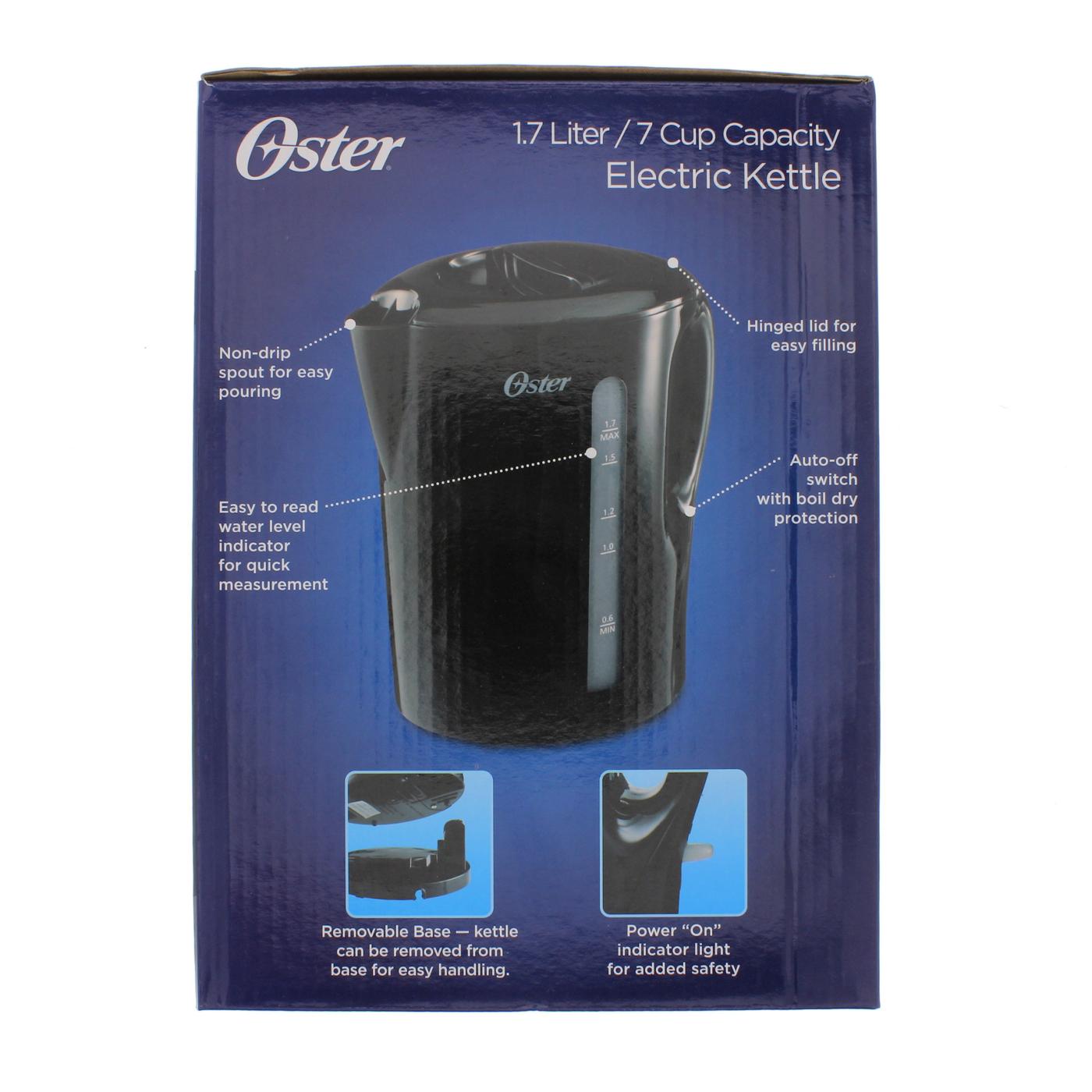 Oster 7 Cup Capacity Electric Kettle, Black; image 2 of 2
