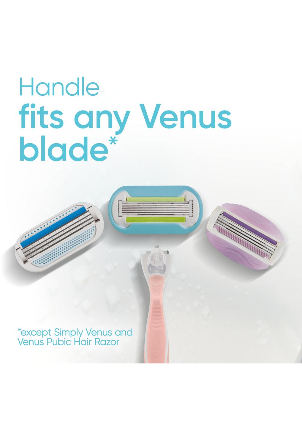 Gillette Venus Extra Smooth Pink Women's Razor with 2 Refills; image 10 of 11