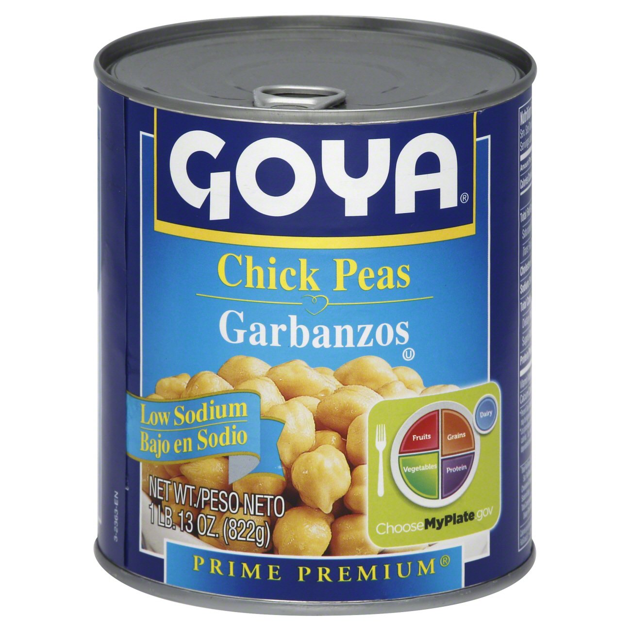 Goya Prime Premium Low Sodium Chick Peas - Shop Beans & Legumes At H-E-B