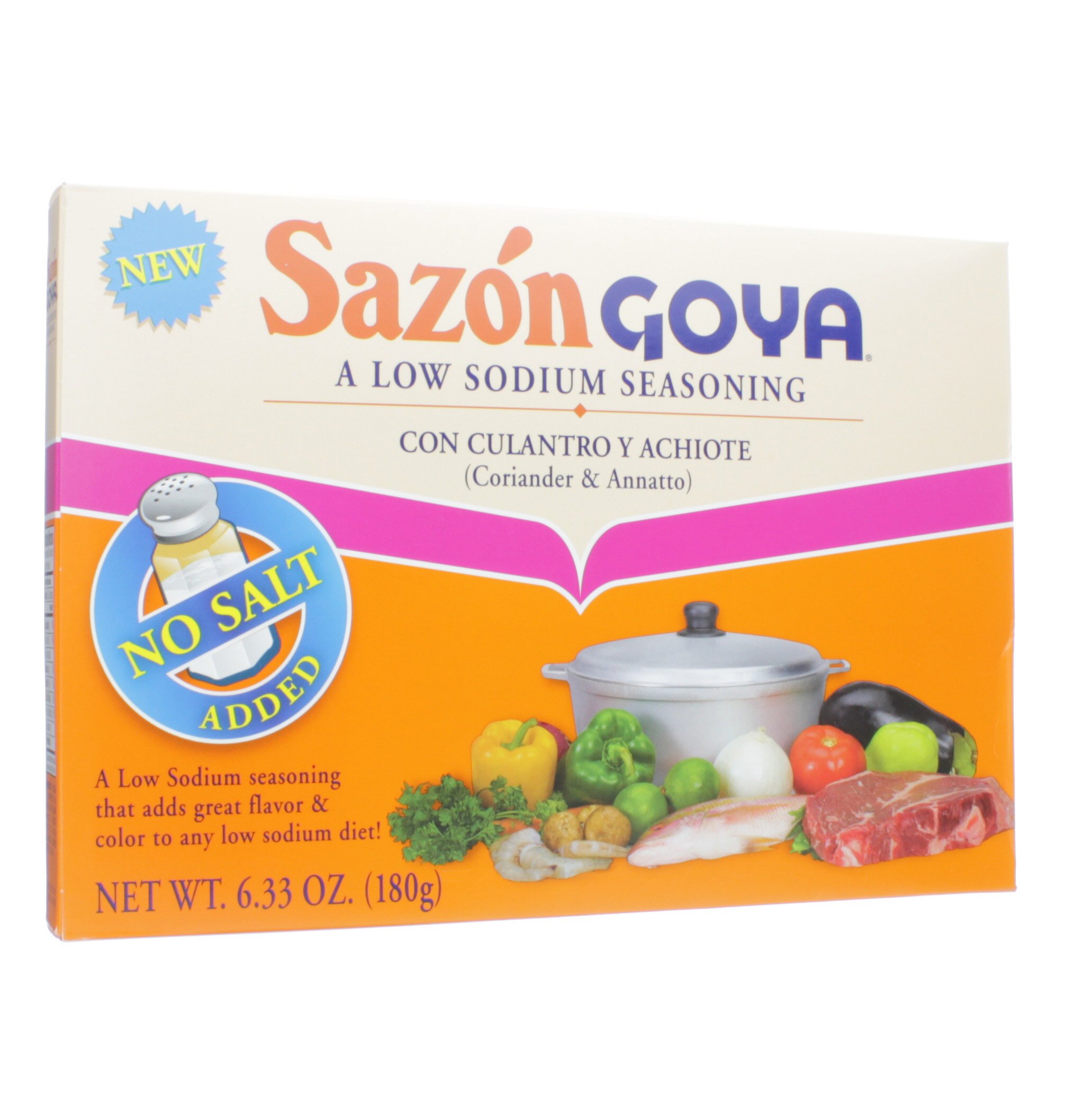 Goya Sazon Coriander & Annatto Seasoning Shop Spice Mixes at HEB