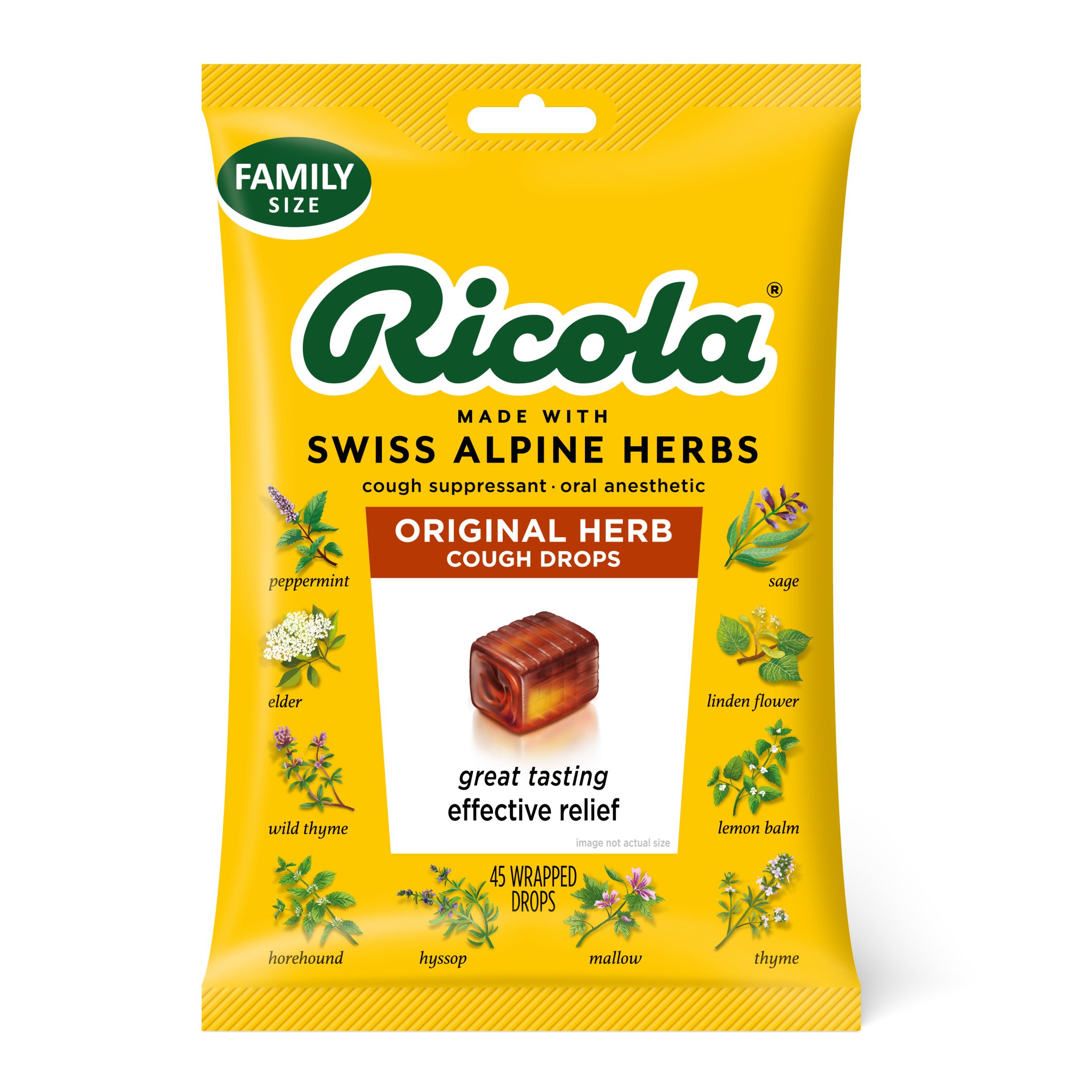 Ricola Original Natural Herb Cough Drops Big Bag Shop Cough, Cold