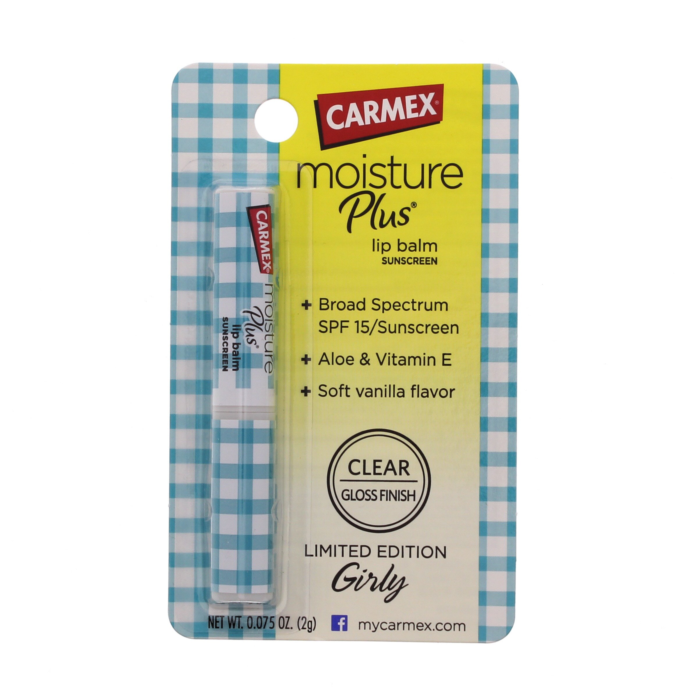 Carmex Moisture Plus Lip Balm - Colors & Designs May Vary - Shop Lip Balm &  Treatments at H-E-B