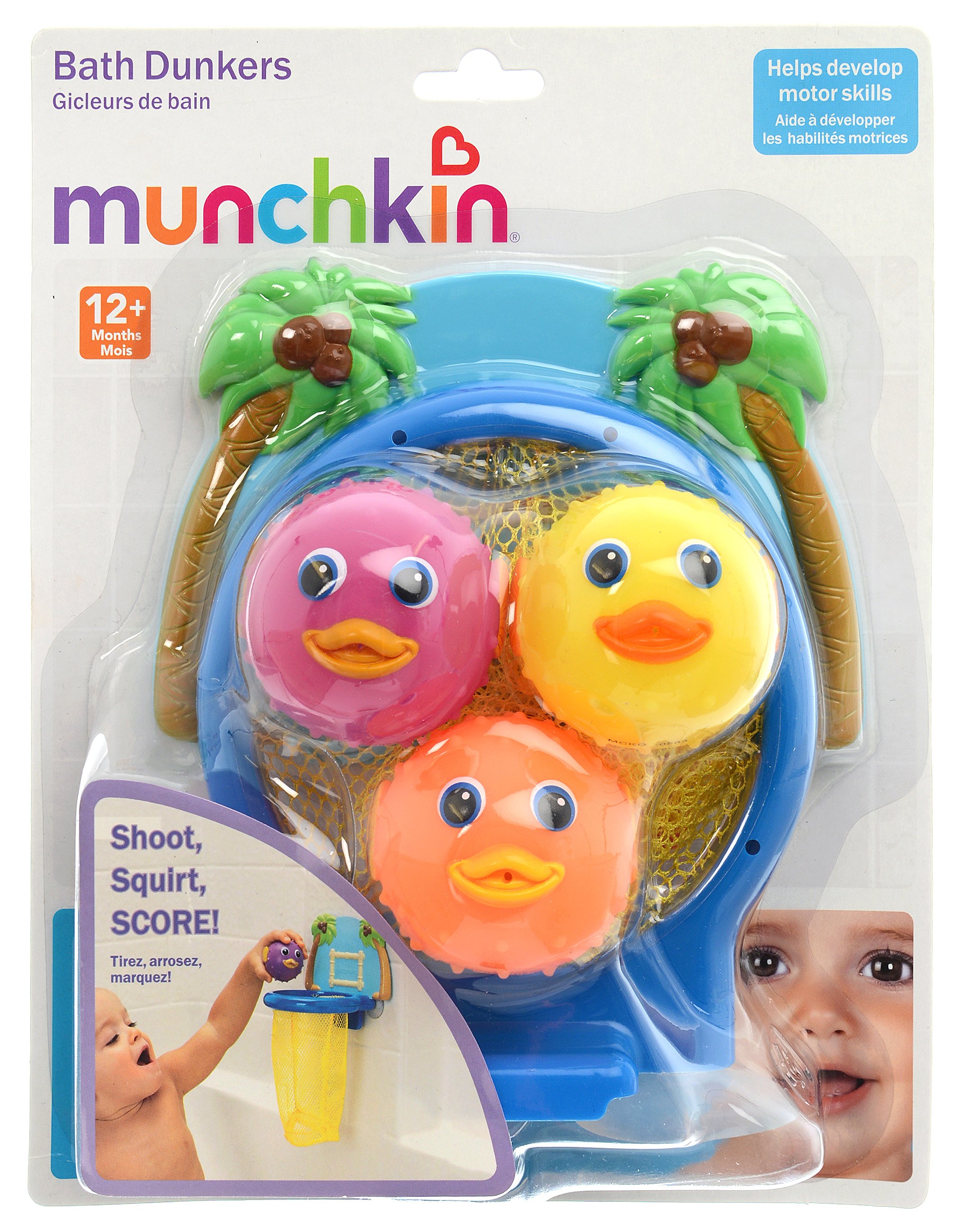  Munchkin Spinball Fish Bath Toy, Orange : Toys & Games