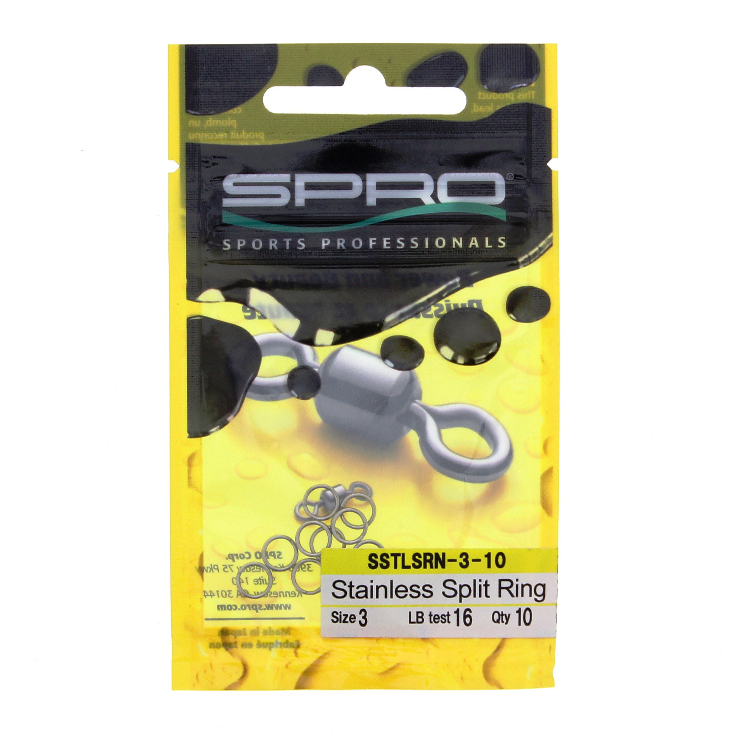 SPRO Stainless Steel Split Ring Size 3