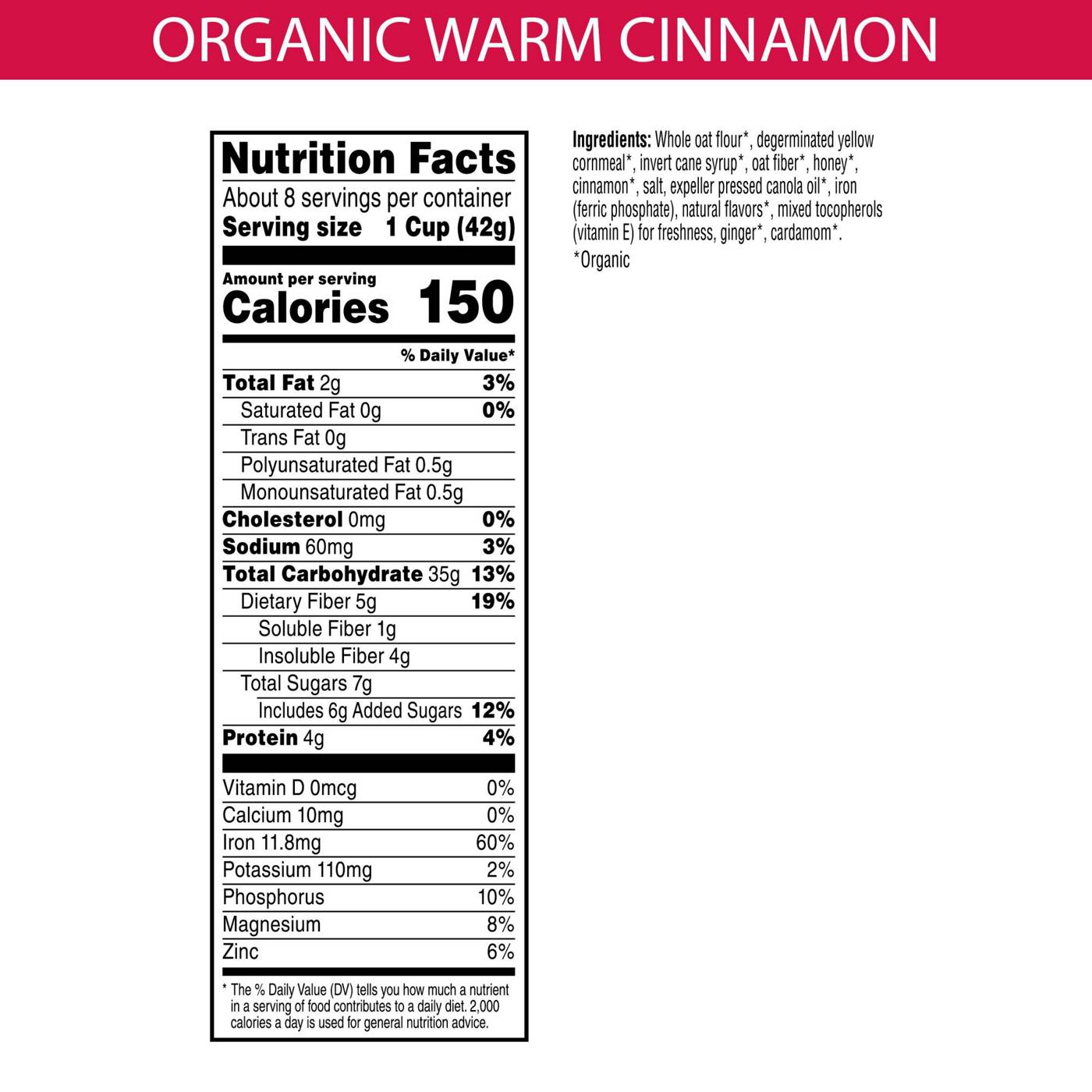 Kashi Warm Cinnamon Organic Breakfast Cereal; image 2 of 7