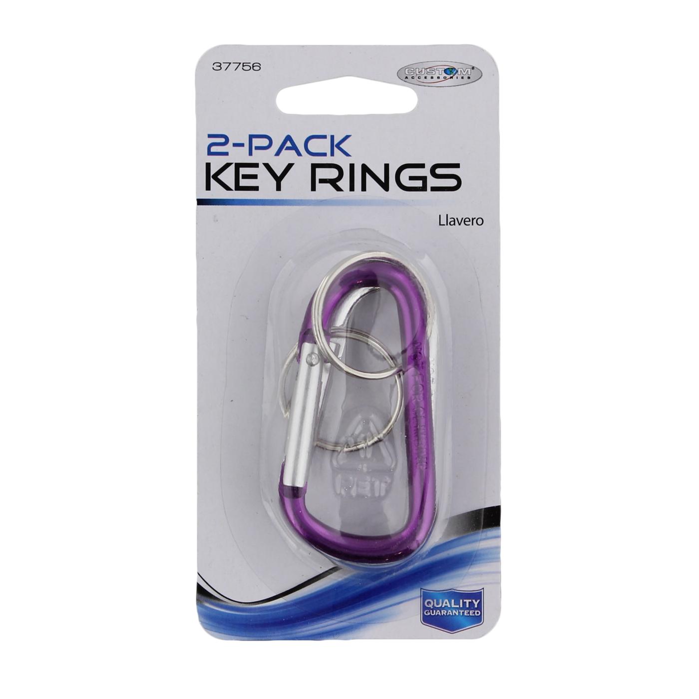 Custom Accessories Key Ring & DRing Pack, Colors May Vary Shop Clips
