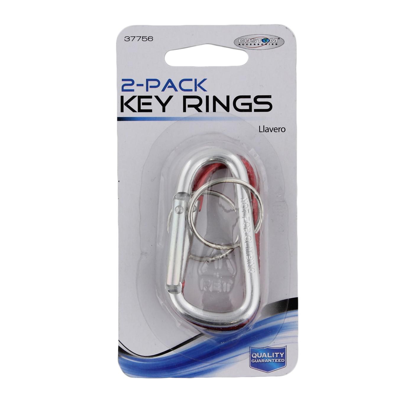 Custom Accessories Key Ring & DRing Pack, Colors May Vary Shop Clips