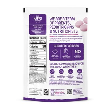 Happy Baby Organics Yogis Mixed Berry & Yogurt Freeze-Dried Organic, 1 oz