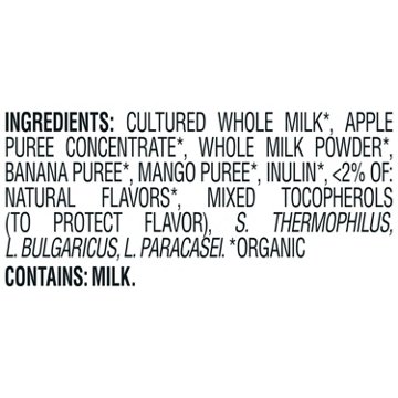 Happy Baby Organics Yogis Banana Mango Freeze-Dried Yogurt And Fruit